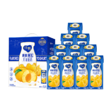 蒙牛 纯甄燕麦黄桃酸奶 年货礼盒 200g*10包