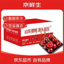 京鲜生 山东樱桃/车厘子 2J级/10g+ 净重1.8斤 生鲜水果 源头直发
