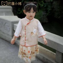巴厘小猪 女童短袖+裙子套装