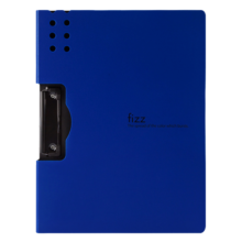 飞兹(fizz)文件夹A4板夹横式加厚款/彩色档案夹/办公用品/学生文具 深蓝A6380