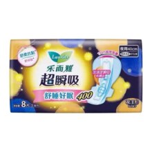 乐而雅 花王零触感卫生巾 超长夜用400mm8片