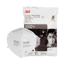 3M9502+防尘口罩防雾霾KN95头戴式舒适针织带环保装50个/包116元