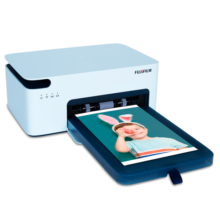 富士（FUJIFILM）PSC2D 小俏印二代 手机无线照片家用打印机照片冲印机（内置电池版）冰雪蓝