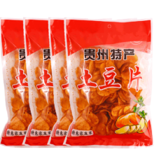 PLUS：黔味福 贵州特产麻辣土豆片 40克 20包