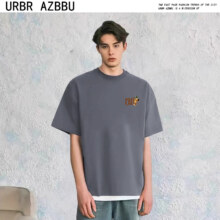 URBR AZBBU 男女同款纯棉宽松休闲短袖T恤 多款29.9元包邮