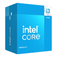 英特尔(Intel) i3-14100F 酷睿14代 处理器 4核8线程 睿频至高可达4.7Ghz 12M三级缓存 台式机盒装CPU