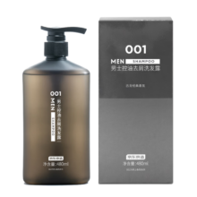 京东京造001 古龙香氛洗发水控油去屑 男士氨基酸洗发露480mL