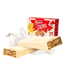 雀巢（Nestle）脆脆鲨威化饼干牛奶味24条446.4g 休闲零食 早餐下午茶代餐食品