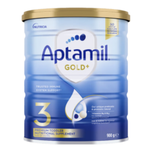 爱他美（Aptamil）澳洲金装新西兰原装进口 DHA婴幼儿配方牛奶粉经典版900g 3段1罐（1岁以上） 26年11月到期