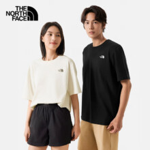 20日20点：The North Face 北面 短袖T恤情侣款山夏印花舒适 沙丘白