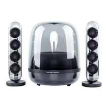 哈曼卡顿 SoundSticks4代水晶4无线蓝牙音箱家用桌面音响
