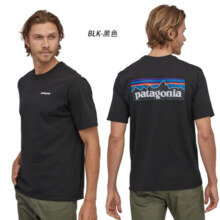 巴塔哥尼亚（Patagonia）男款短袖经典混纺夏季男式T恤38504 黑色 M