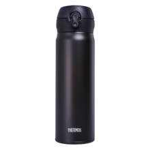 膳魔师（THERMOS）保温杯不锈钢水杯磨砂黑500ml保冷杯子便携男女士学生礼物JNL-502