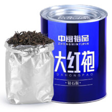 中闽裕品 大红袍茶叶武夷岩茶浓香型乌龙茶 罐装100g