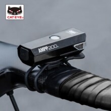 猫眼（CATEYE）自行车灯山地车公路车通勤前灯头盔灯100/200流明骑行装备夜骑强光手电 AMPP100133元 (券后省5)