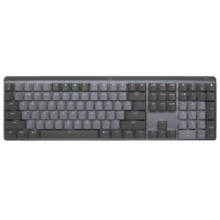 罗技（Logitech）大师系列 MX Mechanical 商务低噪无线双模矮轴机械键盘 智能键盘 全尺寸线性红轴