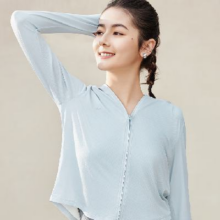 20点：beneunder 蕉下 女款防紫外线户外皮肤防晒衣 AS10124 银河灰