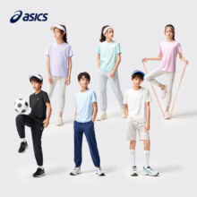 再降价：asics亚瑟士 男女儿童T恤 *2件