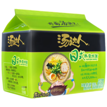 统一 方便面 汤达人 日式豚骨味方便面 五连包 125g*5袋装+凑单