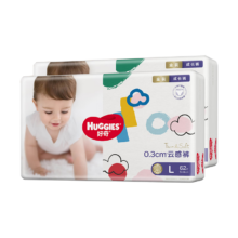 plus会员:好奇（Huggies）金装成长裤L124片(9-14kg)大号婴儿尿不湿成长裤超薄柔软透气