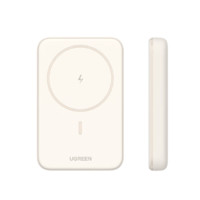 绿联 PB561 磁吸无线移动电源 白色 10000mAh Type-C 20W