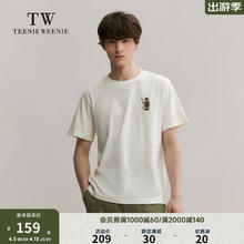 TEENIE WEENIE Men小熊男装T恤男短袖情侣衫 象牙白 2XL 185