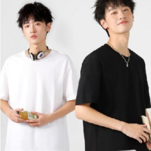 JEANSWEST  真维斯 纯棉短袖男士t恤2025夏季港风潮流穿搭半袖