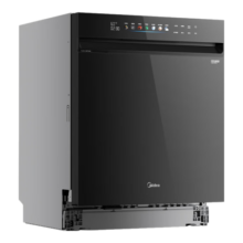 美的（Midea）嵌入式洗碗机 万向X6Max黑色 一级容积率 105℃热风烘干 四星消毒 一键UV杀菌 洗消一体机 升级16套