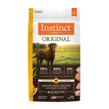 INSTINCT天然百利无谷鸡肉全犬粮大型中小型犬通用狗粮4磅/1.8kg