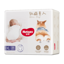 好奇（Huggies）软萌星人柯基裤拉拉裤XL28片(12-17kg)加大号婴儿尿不湿超薄透气