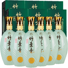 竹叶青酒 山西杏花村汾酒 露酒 青瓷10版 38度 500ml*6瓶 箱装【送礼】