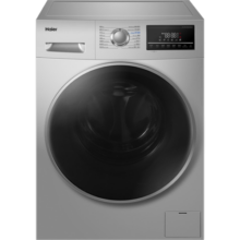 海尔（Haier）滚筒洗衣机全自动10公斤洗烘一体机 1.08高洗净比+智能投放+超薄平嵌+蒸汽除菌螨Hmate55以旧换新