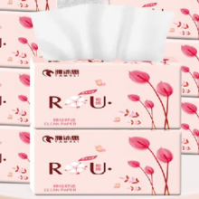 京喜自营 ROU粉系列抽纸 4层 240张*6包