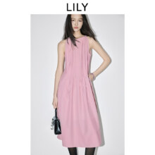 Lily 休闲无袖A字连衣裙