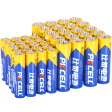 比苛（Pkcell） 碳性5号7号电池40节适用于电子秤/遥控器/玩具/血糖仪/电动牙刷干电池 20节7号+20节5号碳性