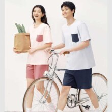 京东百亿补贴、会员：京东京造 10A抗菌纯棉 情侣睡衣套装
