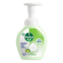 plus会员,需首购礼金:滴露（Dettol）洗手液泡沫青柠香250ml