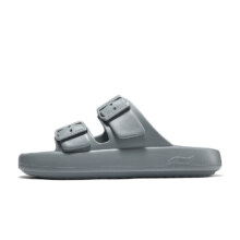 斯凯奇（Skechers）2025夏季新品男同款运动拖鞋轻便透气美国码舒适 灰色/GRY 42