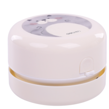 得力(deli)强吸力桌面吸尘器 迷你键盘除尘清洁助手 橡皮屑清洁器 学生用品 卡通白18883