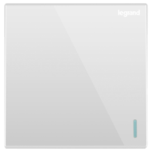 罗格朗（LEGRAND）开关插座面板 仕典玉兰白色 86型暗装开关面板 一开多控
