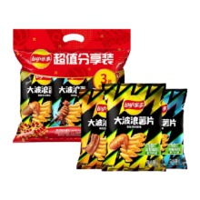 88VIP；Lay’s/乐事 大波浪薯片超值分享装（鱿鱼/烤翅/五花肉）