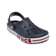crocs卡骆驰洞洞鞋贝雅卡骆班轻便耐磨一脚蹬休闲鞋|205089 深蓝/辣椒红-4CC 41 /42(260mm)