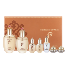 京东plus、百亿补贴：后Whoo天气丹水乳护肤品7件套装礼盒350ml 抗衰老修复调理肌肤