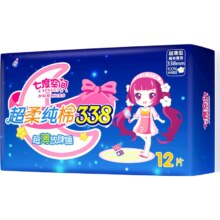 88VIP、需福袋：七度空间 夜用卫生巾 338mm*12片*1包