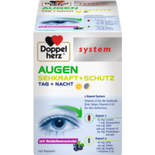 双心（Doppel herz）越橘鱼油叶黄素 omega3 4倍花青素 抗氧化成人护眼护脑120粒/盒