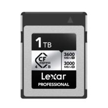 雷克沙 1TB CFexpress Type B存储卡 读3600MB/s （SILVER） 8K RAW畅拍|SILVER Type B卡4.0