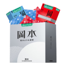 冈本 避孕套 安全套SKIN尽享超润滑超薄15片 情趣计生用品