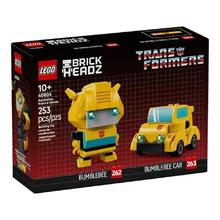 百亿补贴：乐高 LEGO 40804方头仔系列 变形金刚大黄蜂儿童拼搭积木玩具礼物