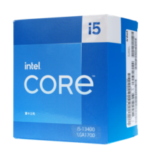 英特尔(Intel) i5-13400 酷睿13代 处理器 10核16线程 睿频至高可达4.6Ghz 20M三级缓存 台式机CPU