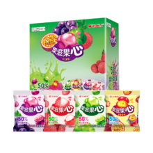 好丽友（ORION）果滋果心盒装水果汁软糖 【16包】混合口味13.5元（需领券）